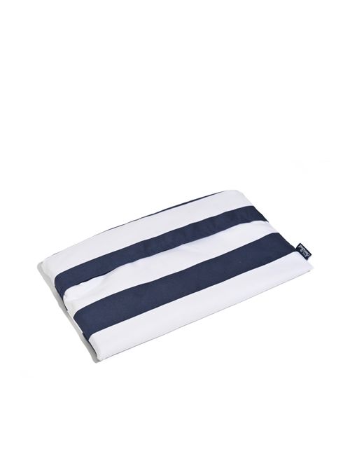 Telo mare Aidan in microfibra a righe Blu Bianco Mc2 Saint Barth | AID000100717L